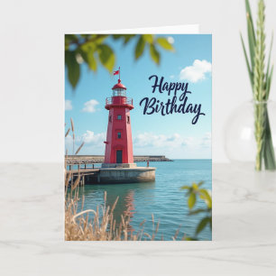 Carte d'anniversaire abstraite moderne