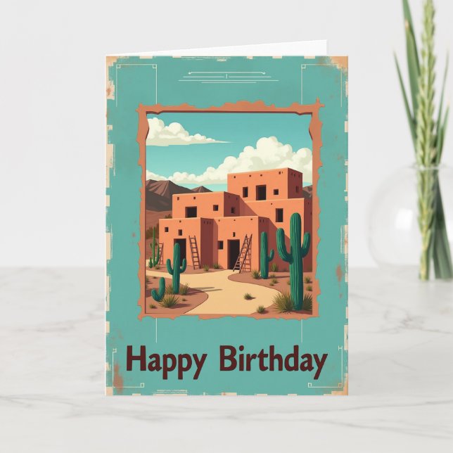 Carte d'anniversaire Adobe Home (Devant)