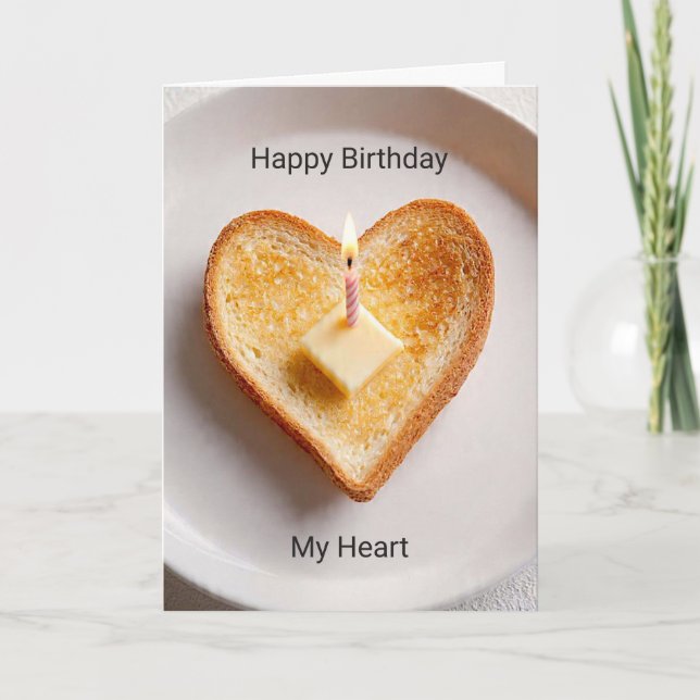 Carte d'anniversaire adorable d'amour pour partena (Devant)