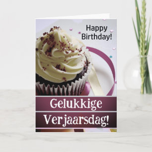 Carte d'anniversaire Afrikaans : gelukkige verjaar