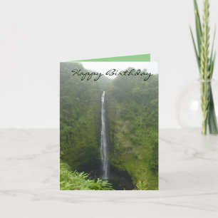 Carte d'anniversaire Akaka Falls