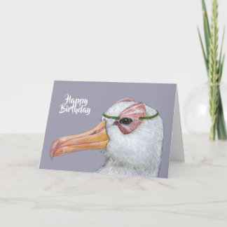 Carte d'anniversaire Albatros