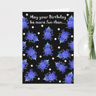 Carte d'anniversaire Alien humoristique par Jo Ima