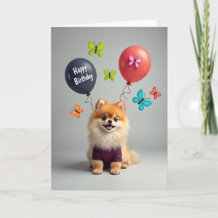 Carte d'anniversaire ami Fluffy