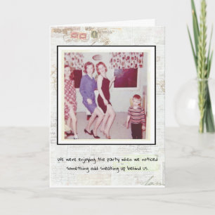 Carte d'anniversaire amusant