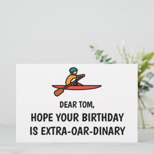 Carte d'anniversaire amusant personnalisée