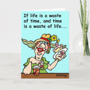 CARTE D'ANNIVERSAIRE AMUSANTE