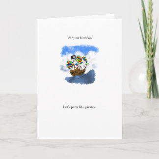 Carte d'anniversaire amusante