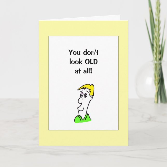Carte d'anniversaire amusante (Devant)