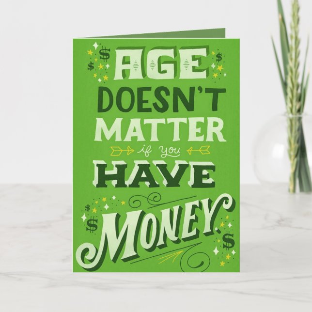 Carte d'anniversaire amusante (Devant)