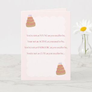 Carte d'anniversaire amusante