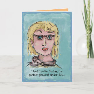 Carte d'anniversaire amusante
