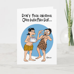 Carte d'anniversaire amusante et rassurante