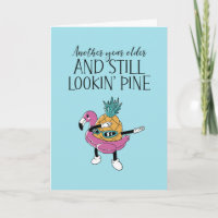 Carte d'Anniversaire amusante pour le petit ananas