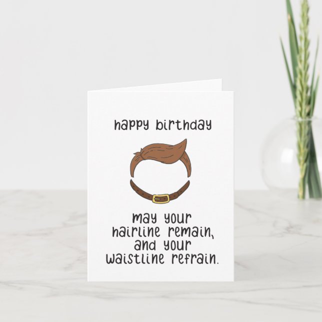 Carte d'anniversaire amusante pour les gars | Cart (Devant)