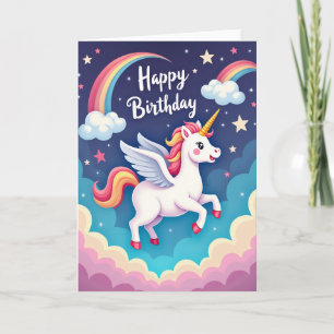 Carte d'anniversaire Arc-en-ciel de rêve
