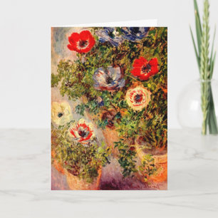 Carte d'anniversaire - art par Claude Monet