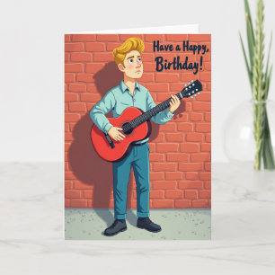 Carte d'anniversaire artistique