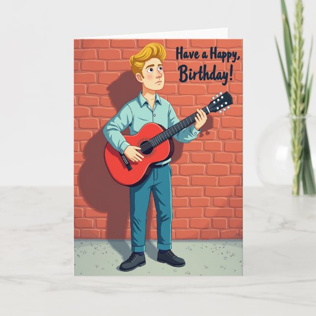 Carte d'anniversaire artistique (Devant)