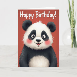Carte d'anniversaire au sourire doux