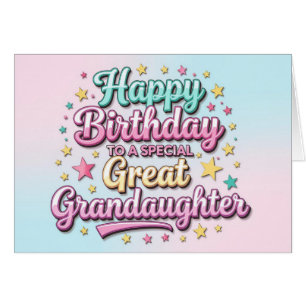Carte d'anniversaire audacieuse et lumineuse pour