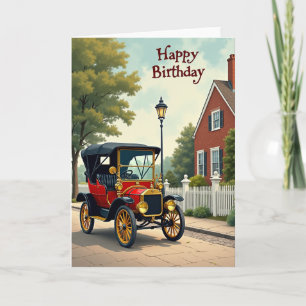 Carte d'anniversaire automatique classique
