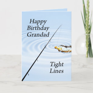 Carte d'anniversaire aux lignes serrées pour grand