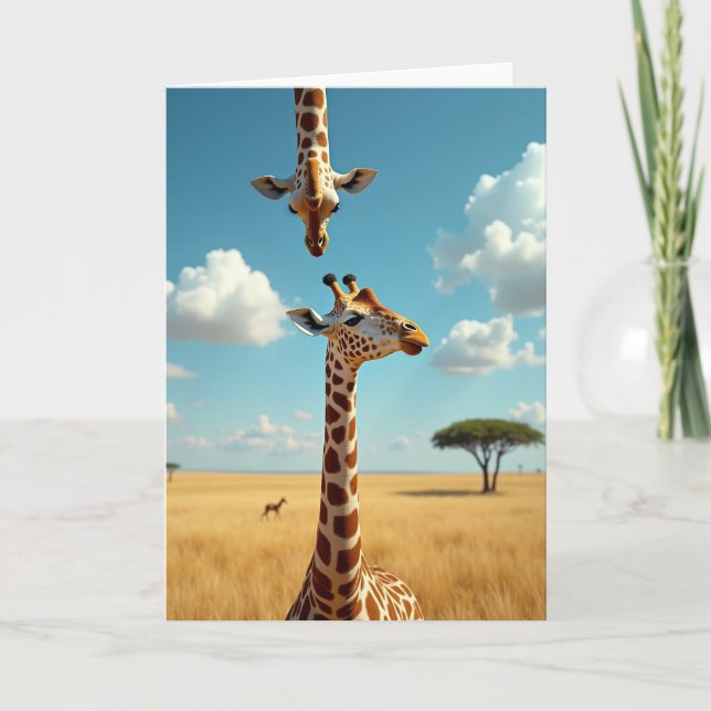 Carte d'anniversaire aux taches douces (Devant)