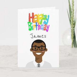 Carte d'anniversaire Avatar personnalisée