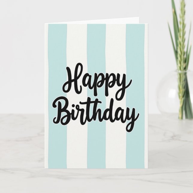 Carte d'anniversaire avec art sucré (Devant)