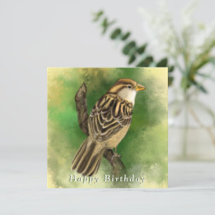Carte d'anniversaire avec Bruant