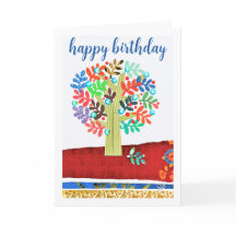 Carte d'anniversaire avec couplet lumineux de Jo I