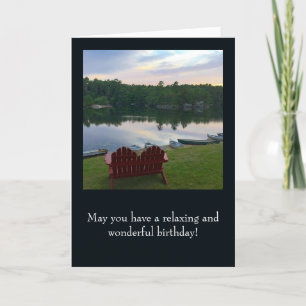 Carte d'anniversaire - Avec image de Boothbay, Mai