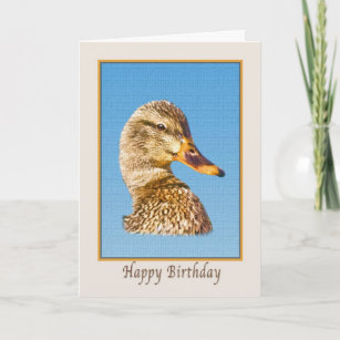 Cartes Canard D Anniversaire Zazzle Fr