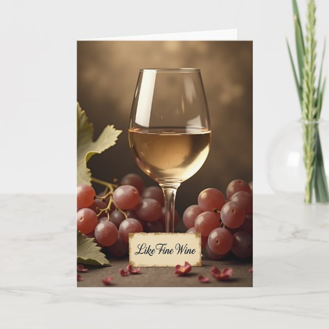 Carte d'anniversaire avec nature morte aux baies (Devant)