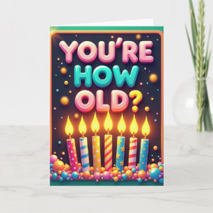 Carte d'anniversaire avec requête ludique