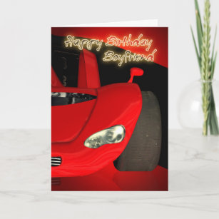 Cartes Voiture Course D Anniversaire Zazzle Fr