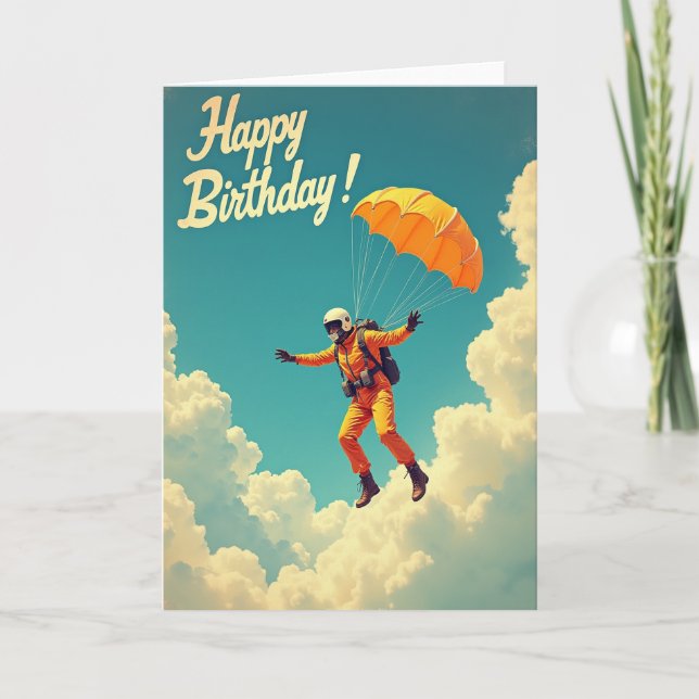 Carte d'anniversaire aventureuse (Devant)
