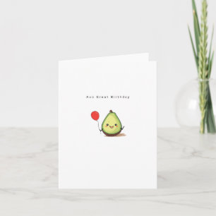 Carte d'anniversaire, Avo Great Birthday, carte d'
