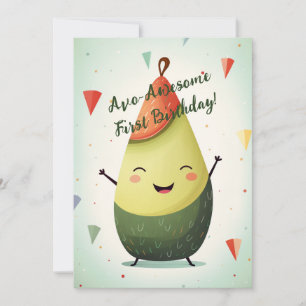 Carte d'anniversaire AvoAwesome 1 an