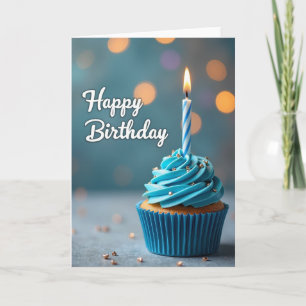 Carte d'anniversaire Azure Treat