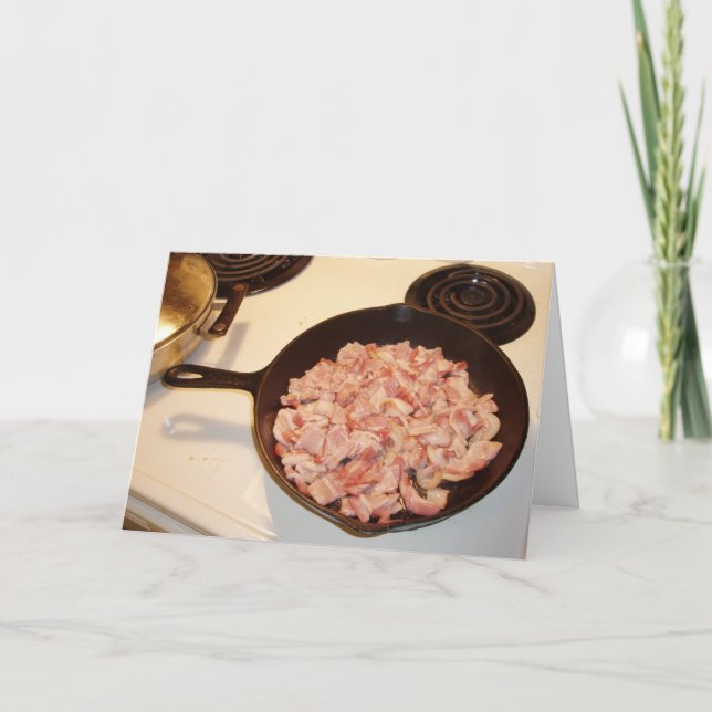 Carte d'anniversaire "Bacon for Haluski" (Devant)