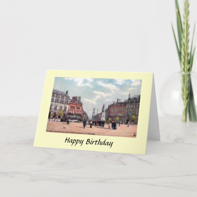 Carte d'anniversaire - Barrow-in-Furness, Cumbria (Devant)