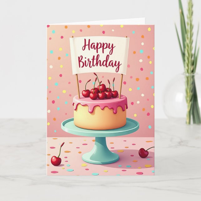 Carte d'anniversaire Berry Delight (Devant)