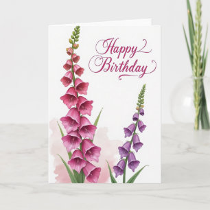 Carte d'anniversaire Berry Script
