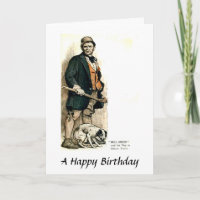 Carte d'anniversaire - Bill Sikes de "Oliver Twist