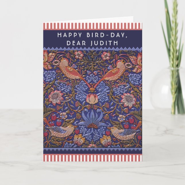 Carte d'anniversaire Birdwatcher (Devant)