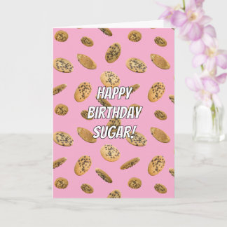 Carte d'anniversaire Biscuit aux pépites de chocol