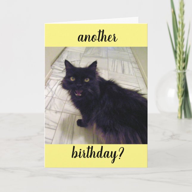 Carte d'anniversaire Black Cat Another (Devant)