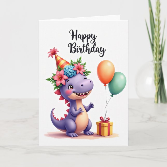 Carte d'anniversaire Blossom Hat (Devant)